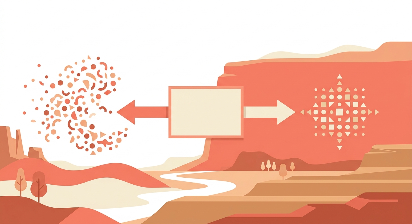 One post card with arrows to two different clusters of follower dots.